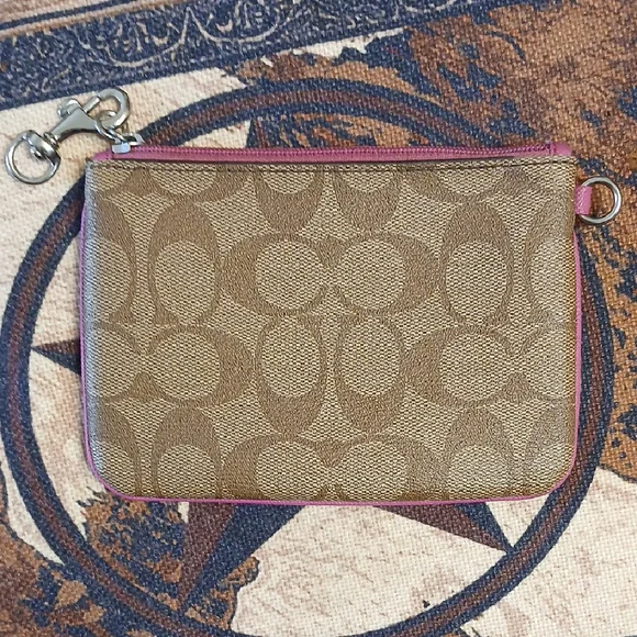 Coach Tan and Pink Wallet - Picture 5 of 6